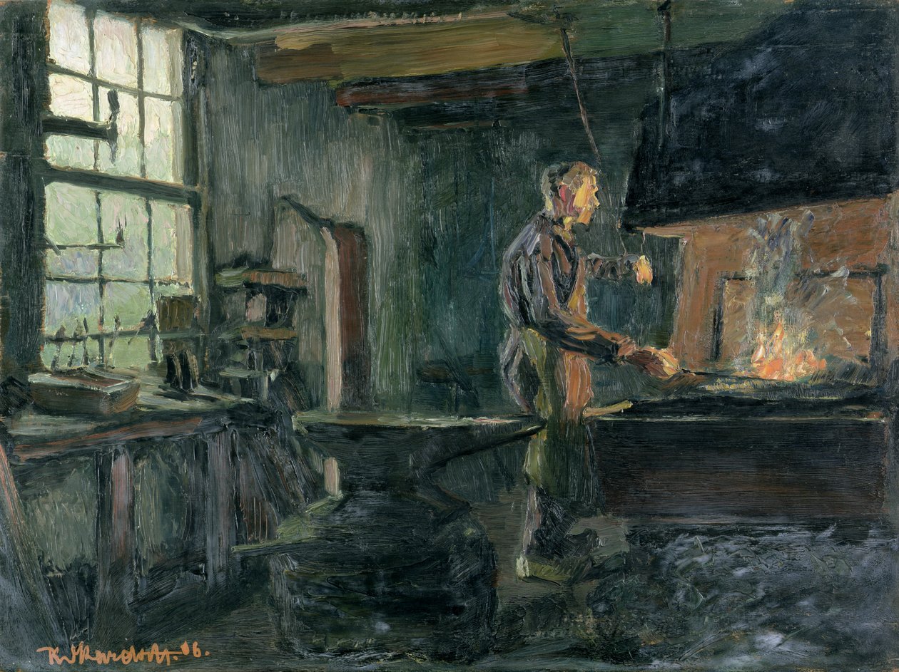 The Forge, 1906 av Konrad von Kardorff
