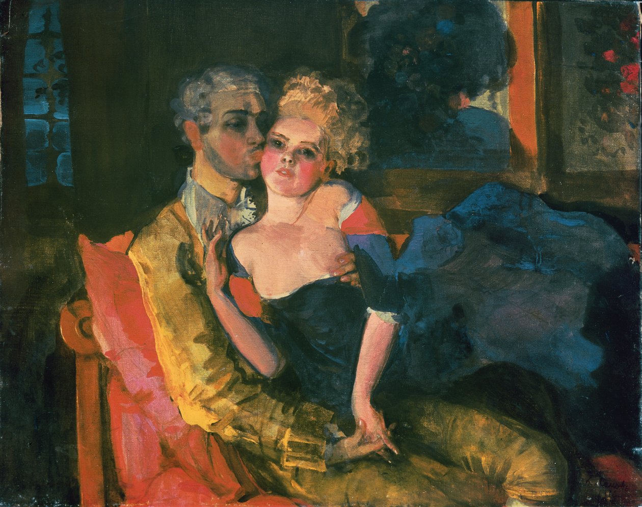 Kjærlighet, 1910 av Konstantin Andreevic Somov