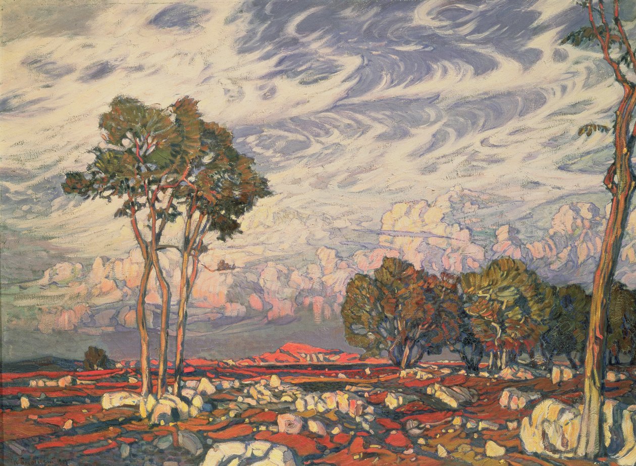 Siste stråler, 1903 av Konstantin Fedorovich Bogaevsky