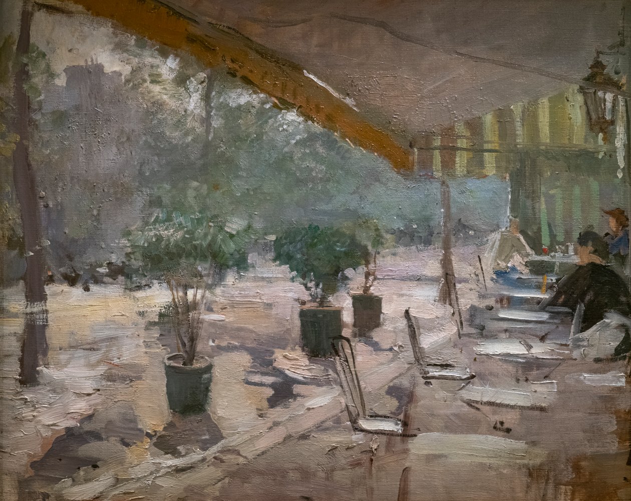 I Paris Cafe av Konstantin Alekseevich Korovin