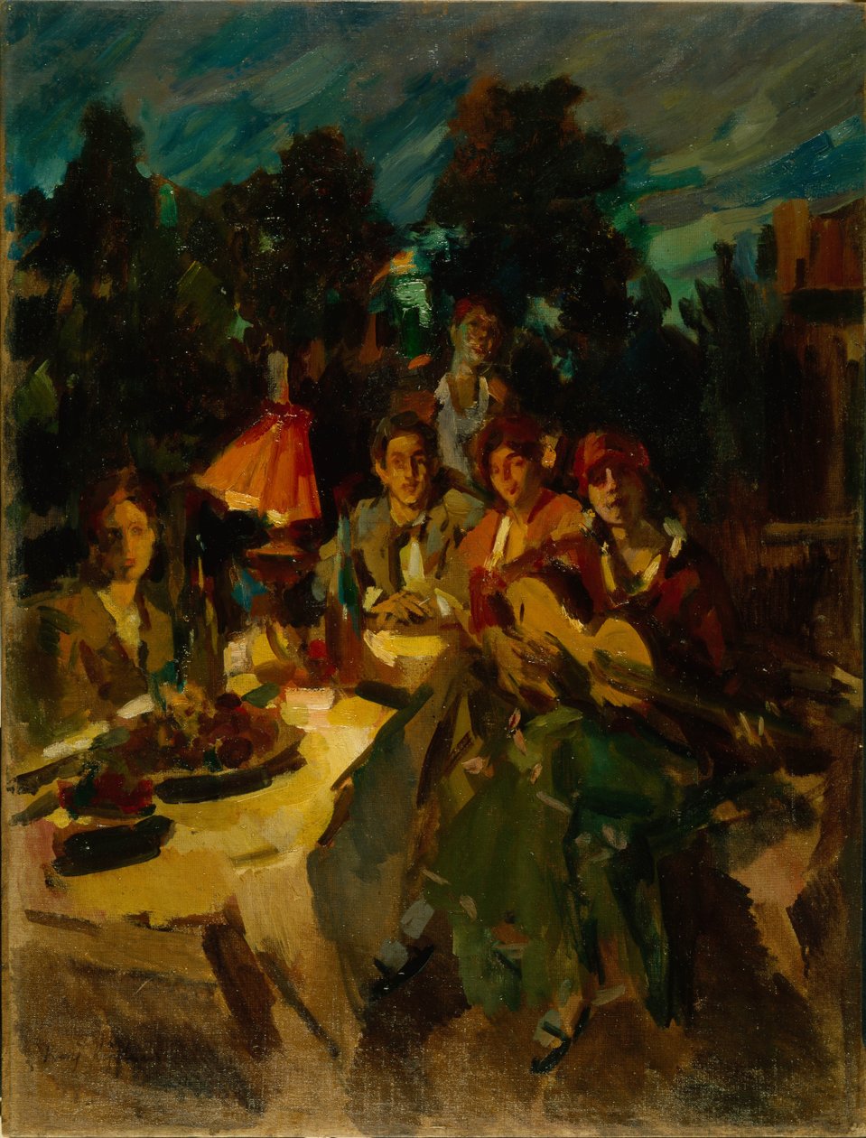 Sørlandsk natt av Konstantin Alekseevich Korovin