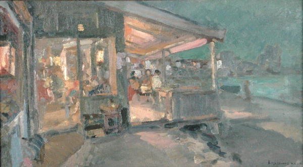 Tehus på Krim av Konstantin Alekseevich Korovin