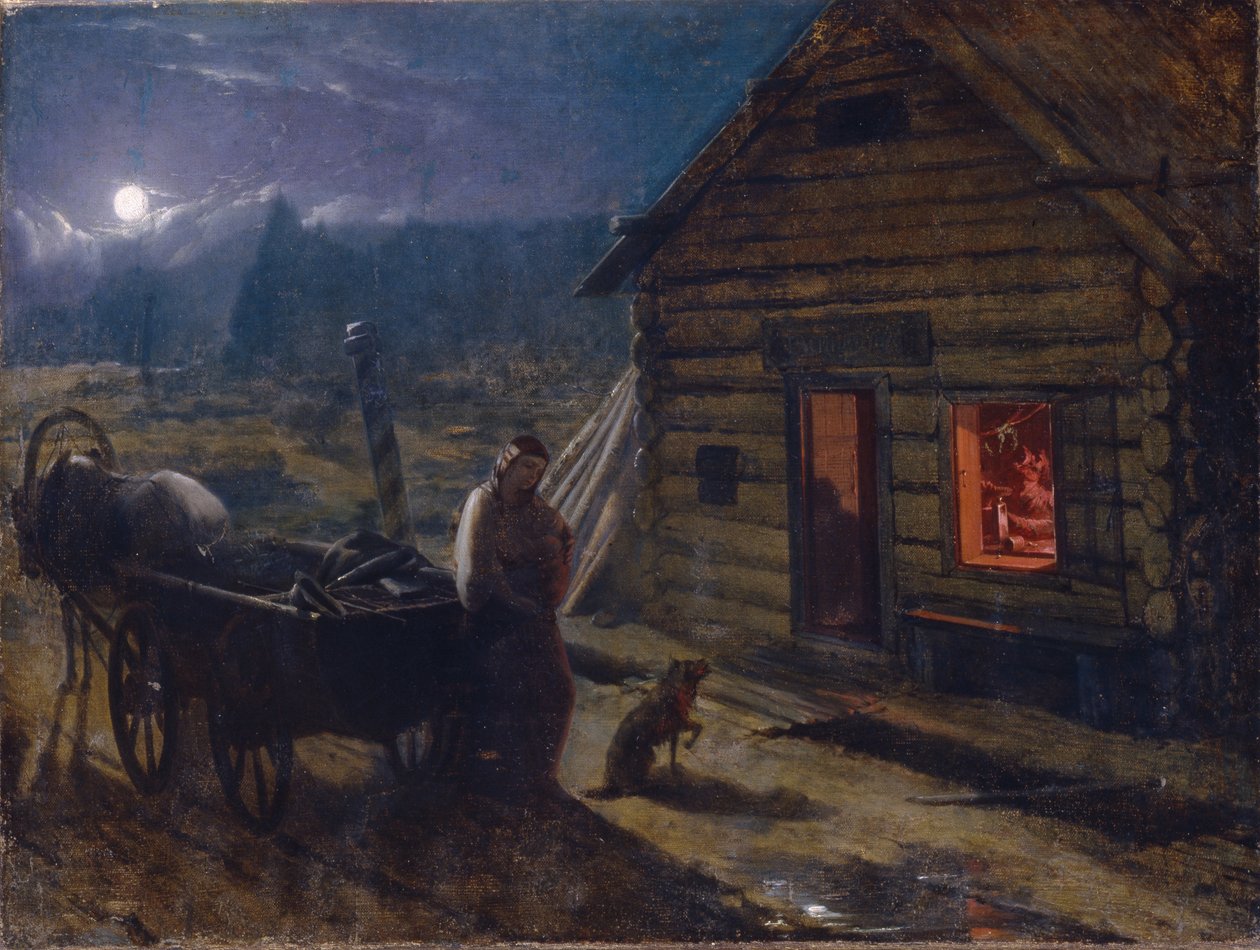 Før en taverna av Konstantin Alexandrovich Trutovsky