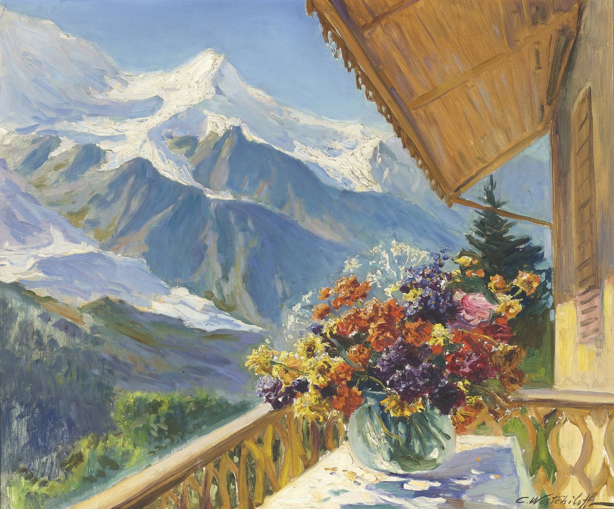 Mont-Blanc av Konstantin Alexandrovich Veshchilov