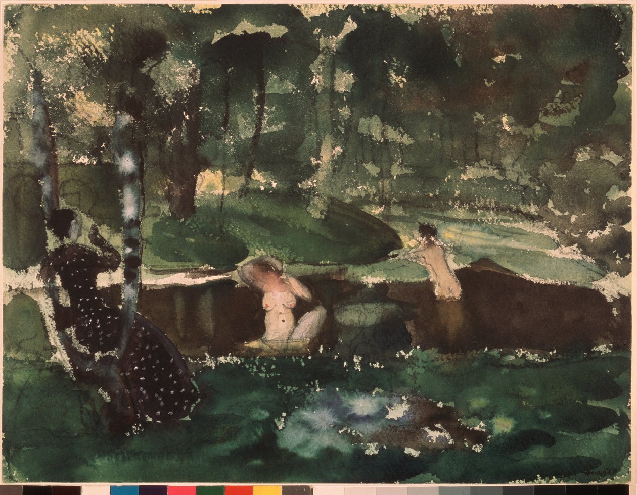Badende av Konstantin Andreevic Somov