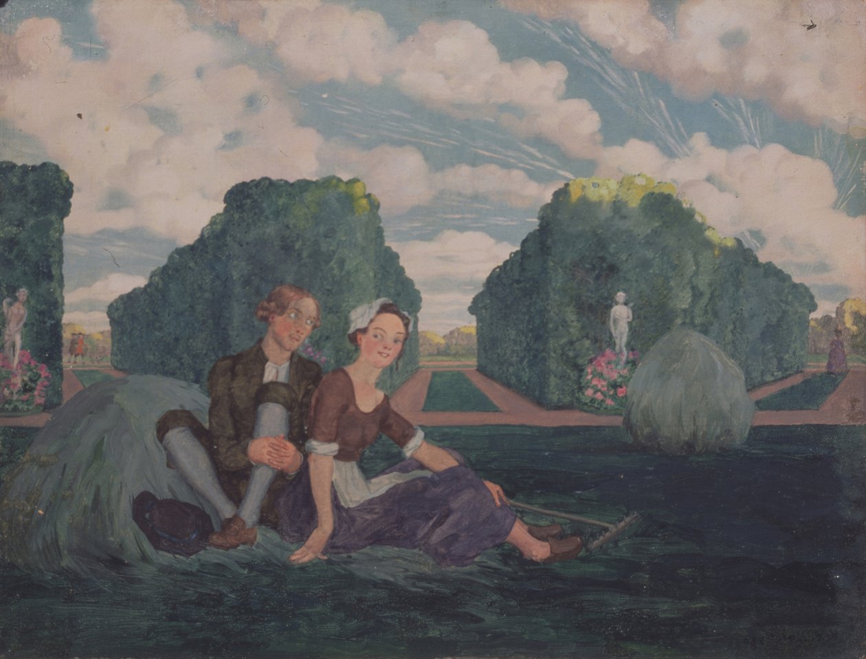 Elskere av Konstantin Andreevic Somov