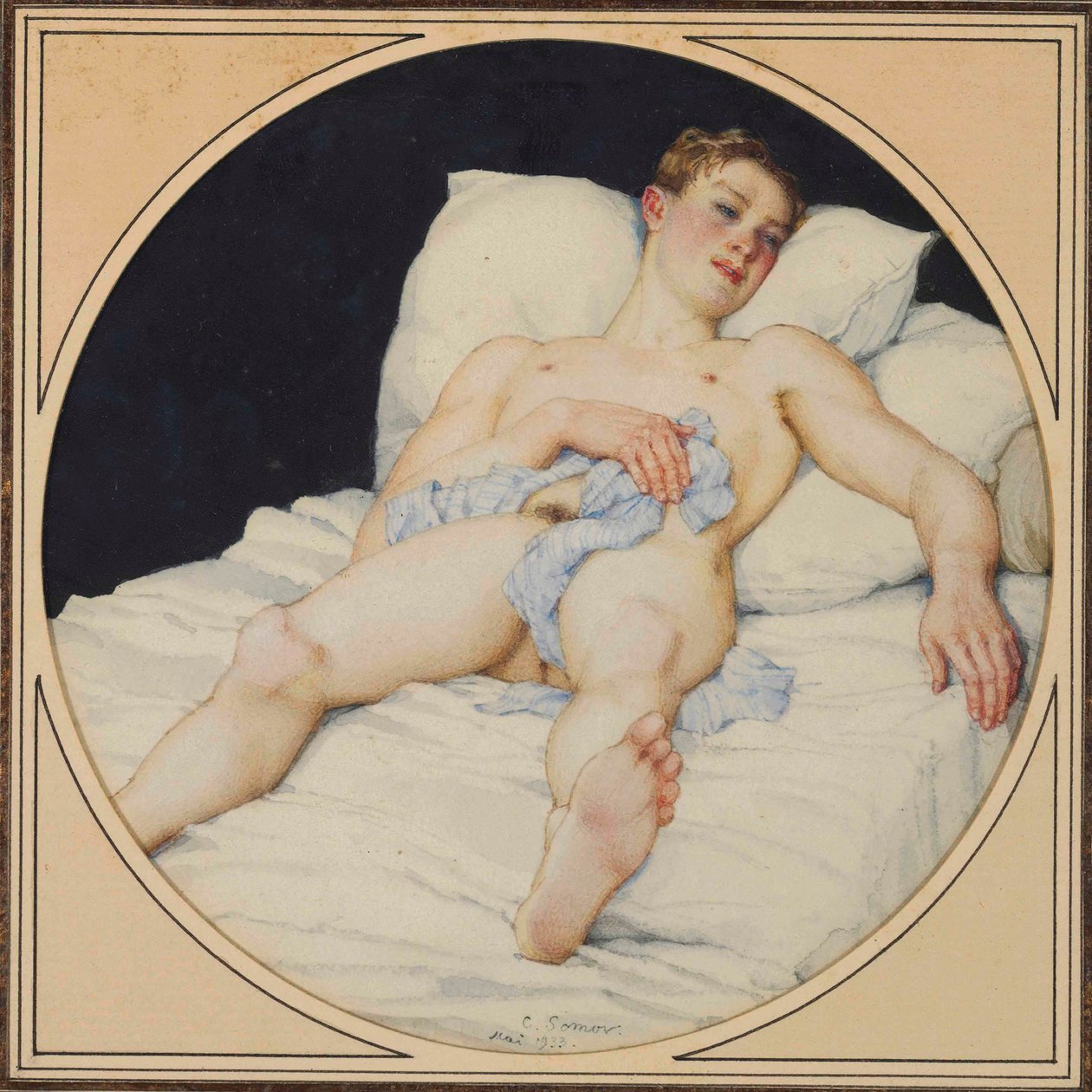 Resten, 1933. av Konstantin Andreyevic Somov
