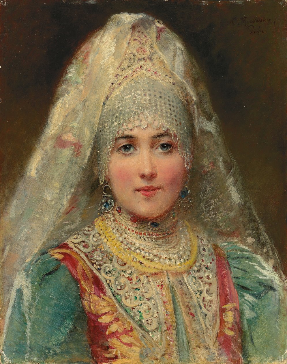 Boyarina av Konstantin Egorovich Makovsky