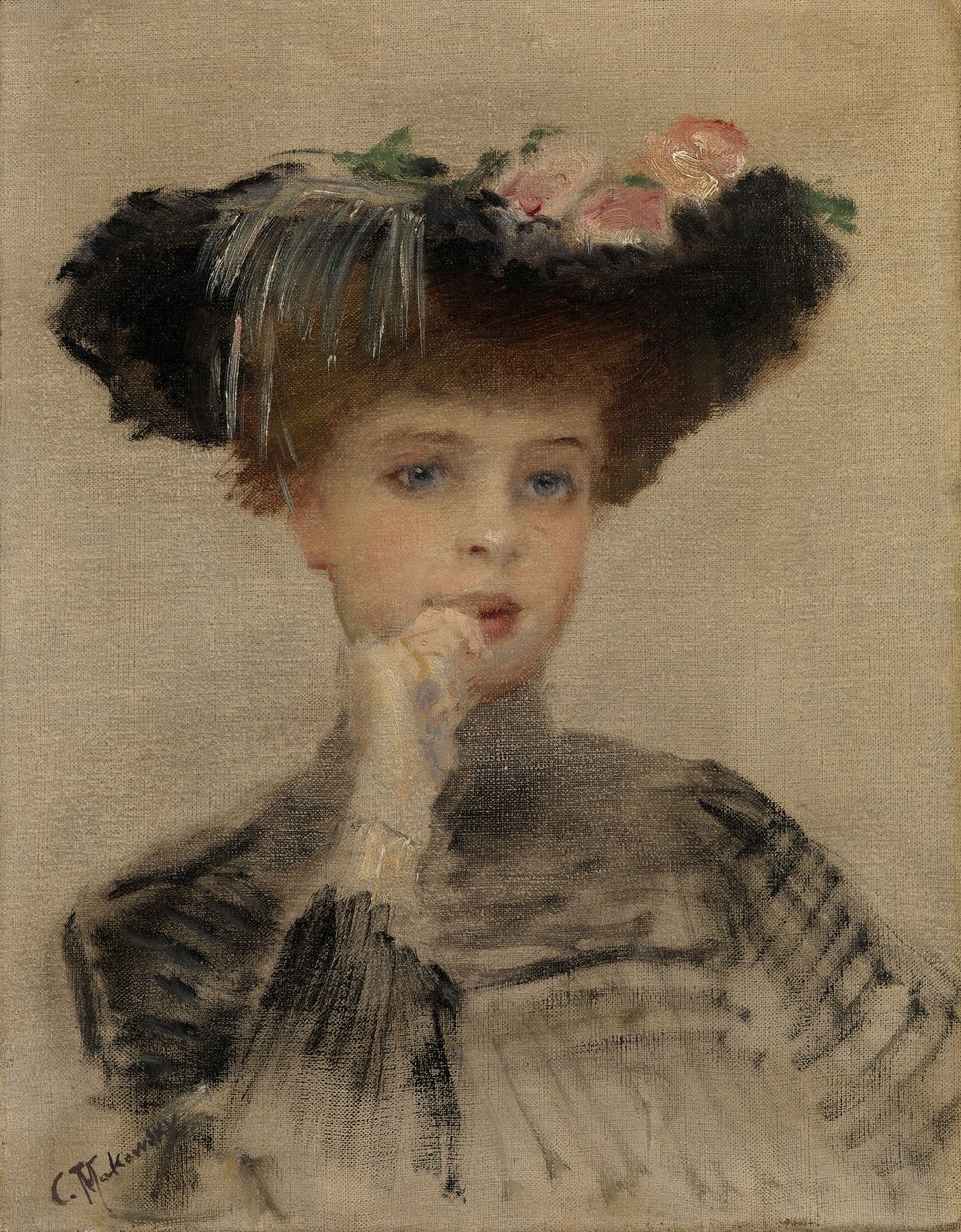 Pariseren, 1902 av Konstantin Egorovich Makovsky