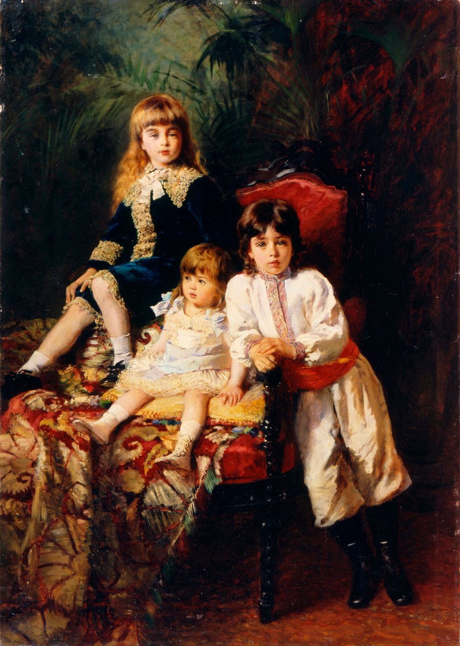 Balashovs-barna, 1880 av Konstantin Egorovich Makovsky
