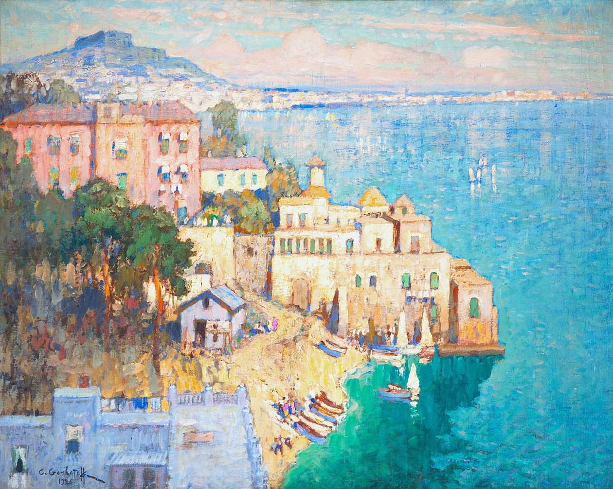 Portofino, 1926. av Konstantin Ivanovich Gorbatov