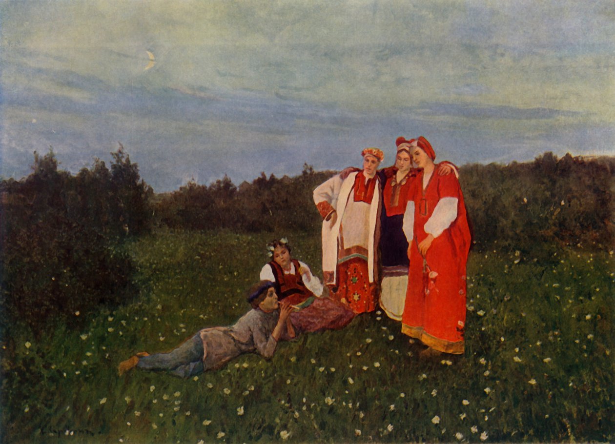 Vårsang, 1892, 1965. av Konstantin Alekseevich Korovin