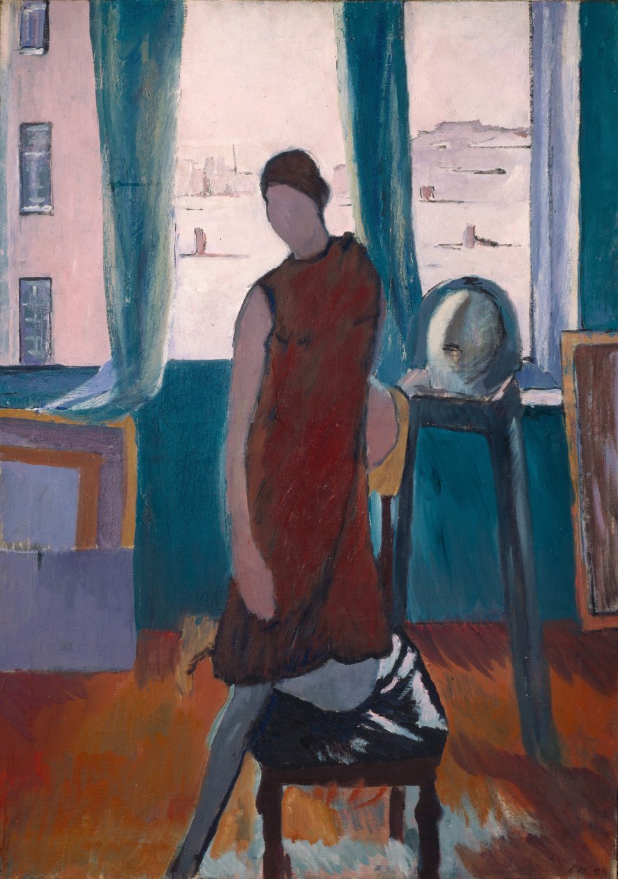 I studio, 1929 av Konstantin Nikolayevich Istomin