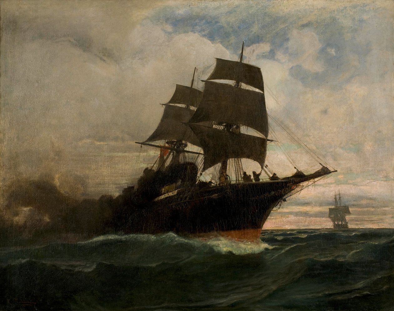 Surger gjennom havet av Konstantinos Volanakis