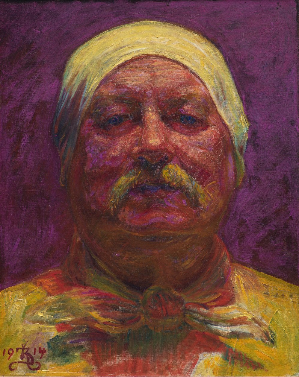Selvportrett, 1914. av Kristian Zahrtmann