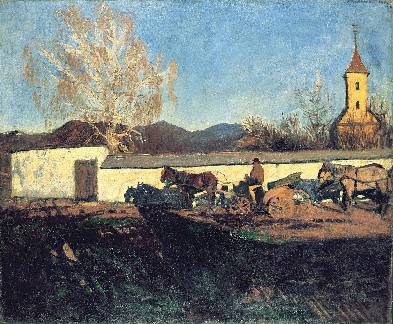 Kveld i mars av Károly Ferenczy
