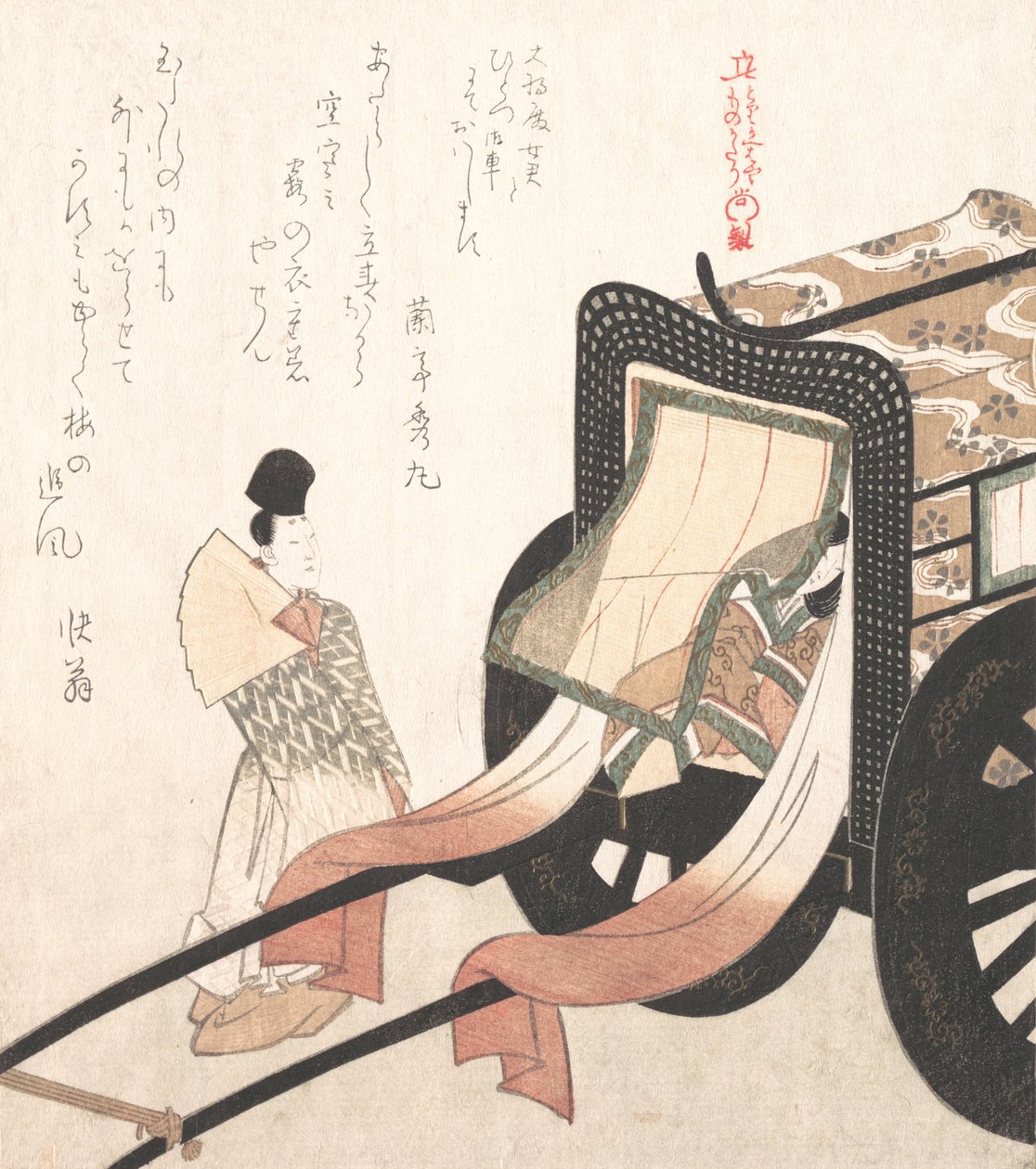 Hofvogn, 1800-tallet. av Kubo Shunman