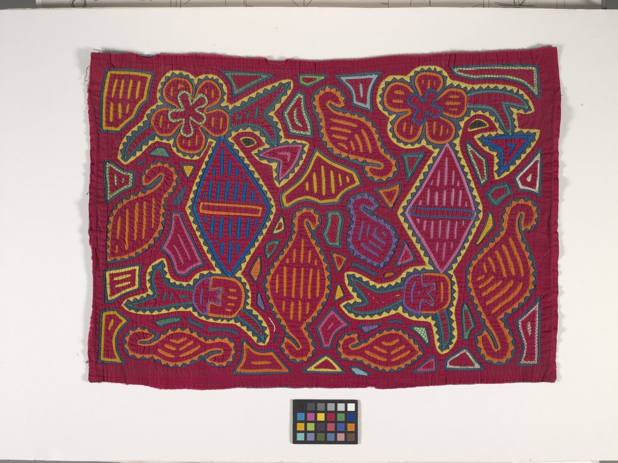 Skjortepanel (Mola) (bilde) av Kuna Indian Culture