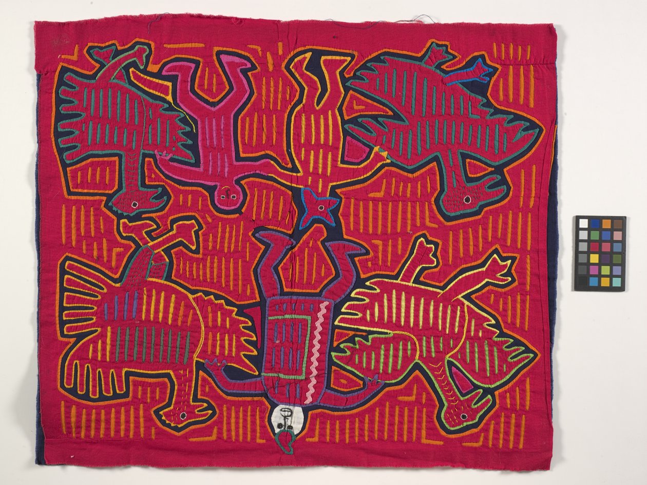 Skjortepanel (Mola) (bilde) av Kuna Indian Culture