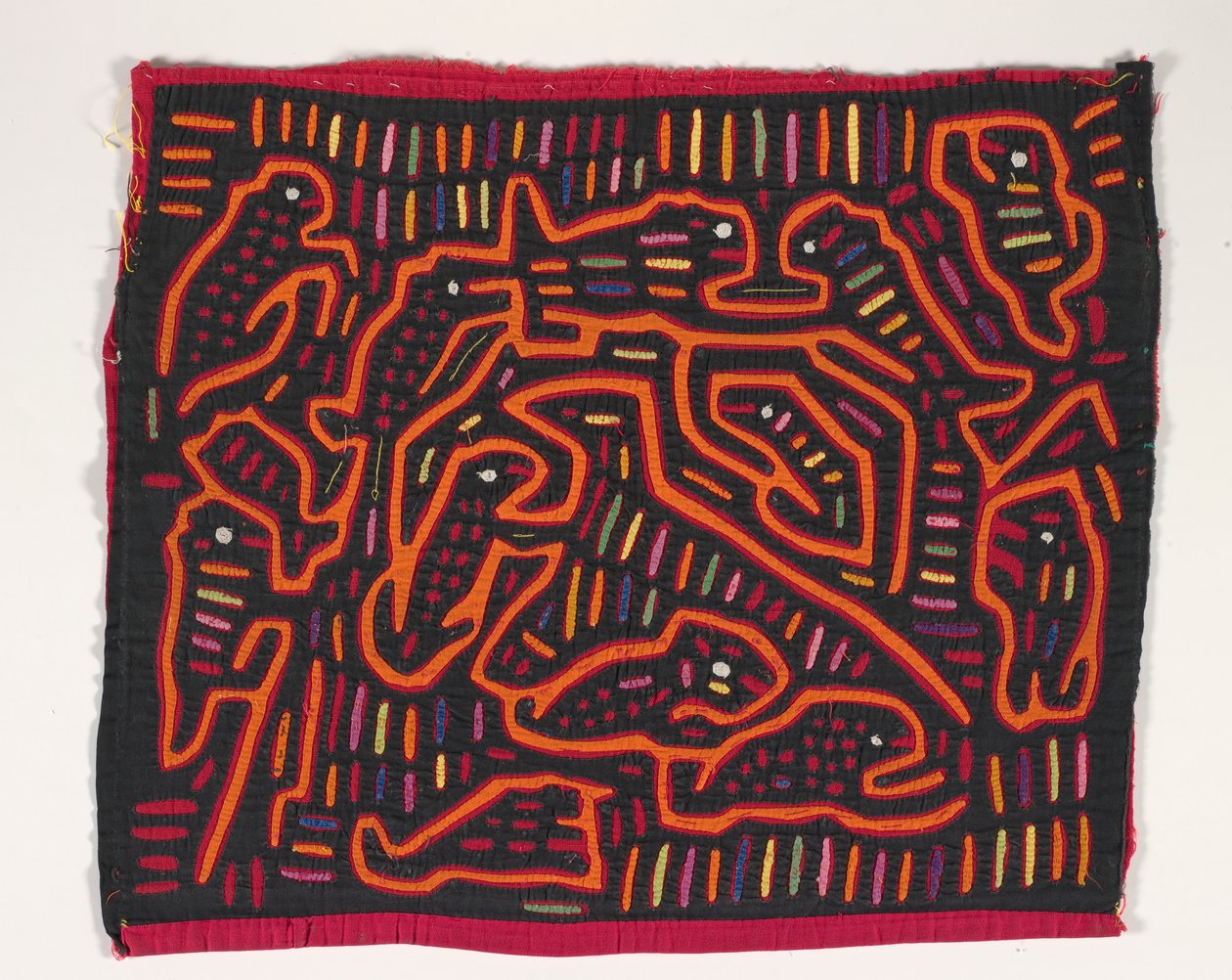 Skjortepanel (mola), ca. 1950 (påført bomull) av Kuna Indian Culture
