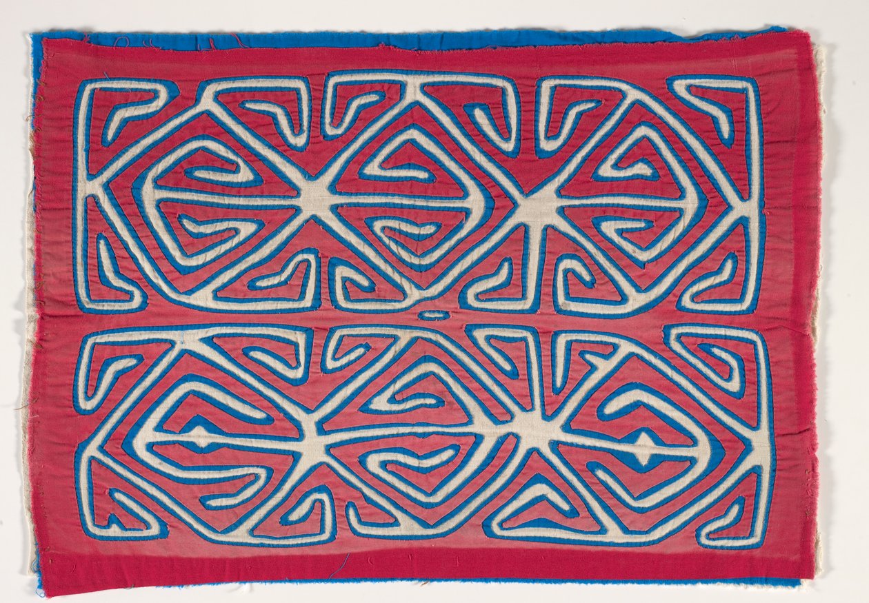 Skjortepanel (mola), ca. 1950 (påført bomull) av Kuna Indian Culture