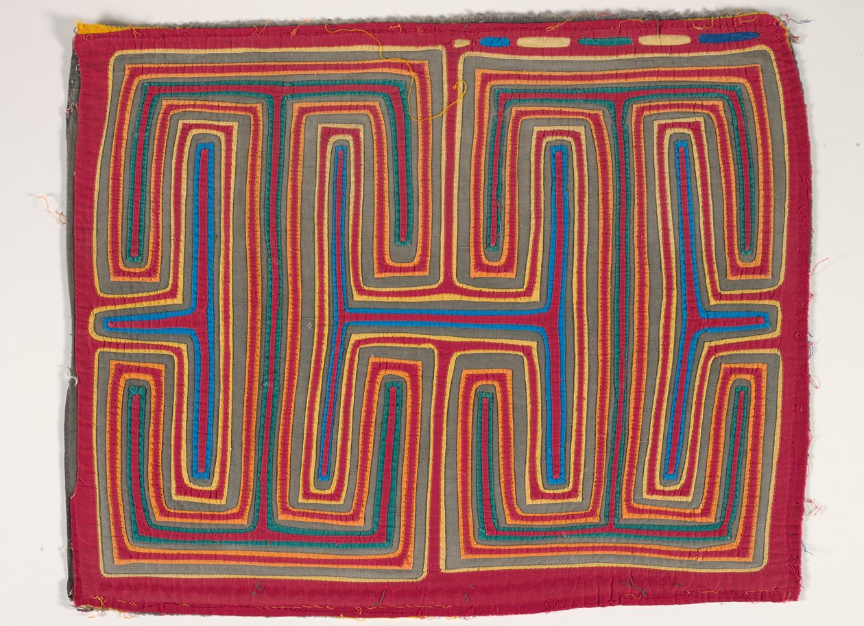 Skjortepanel (mola), ca. 1950 (påført bomull) av Kuna Indian Culture