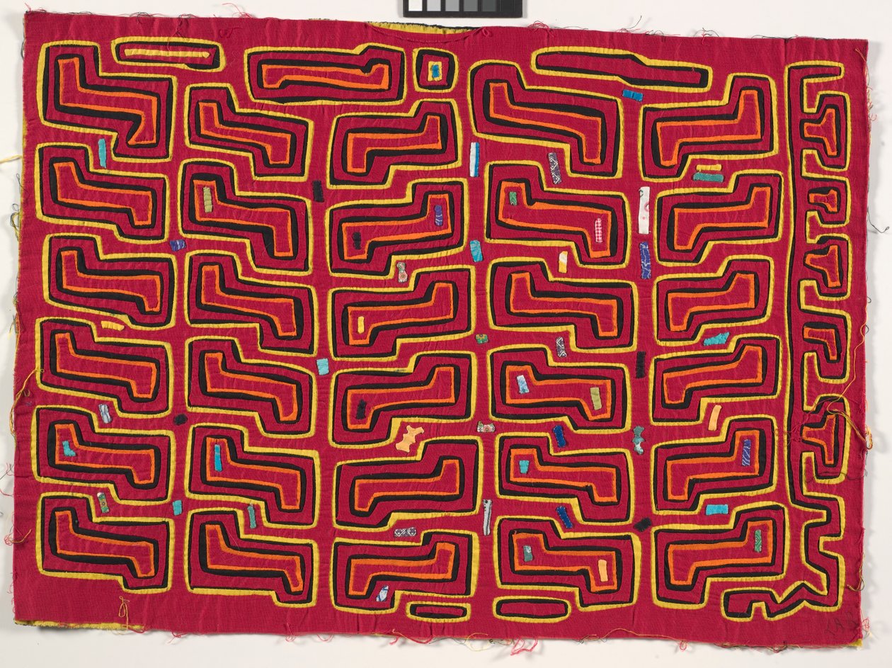 Skjortepanel (mola), ca. 1950 (påført bomull) av Kuna Indian Culture
