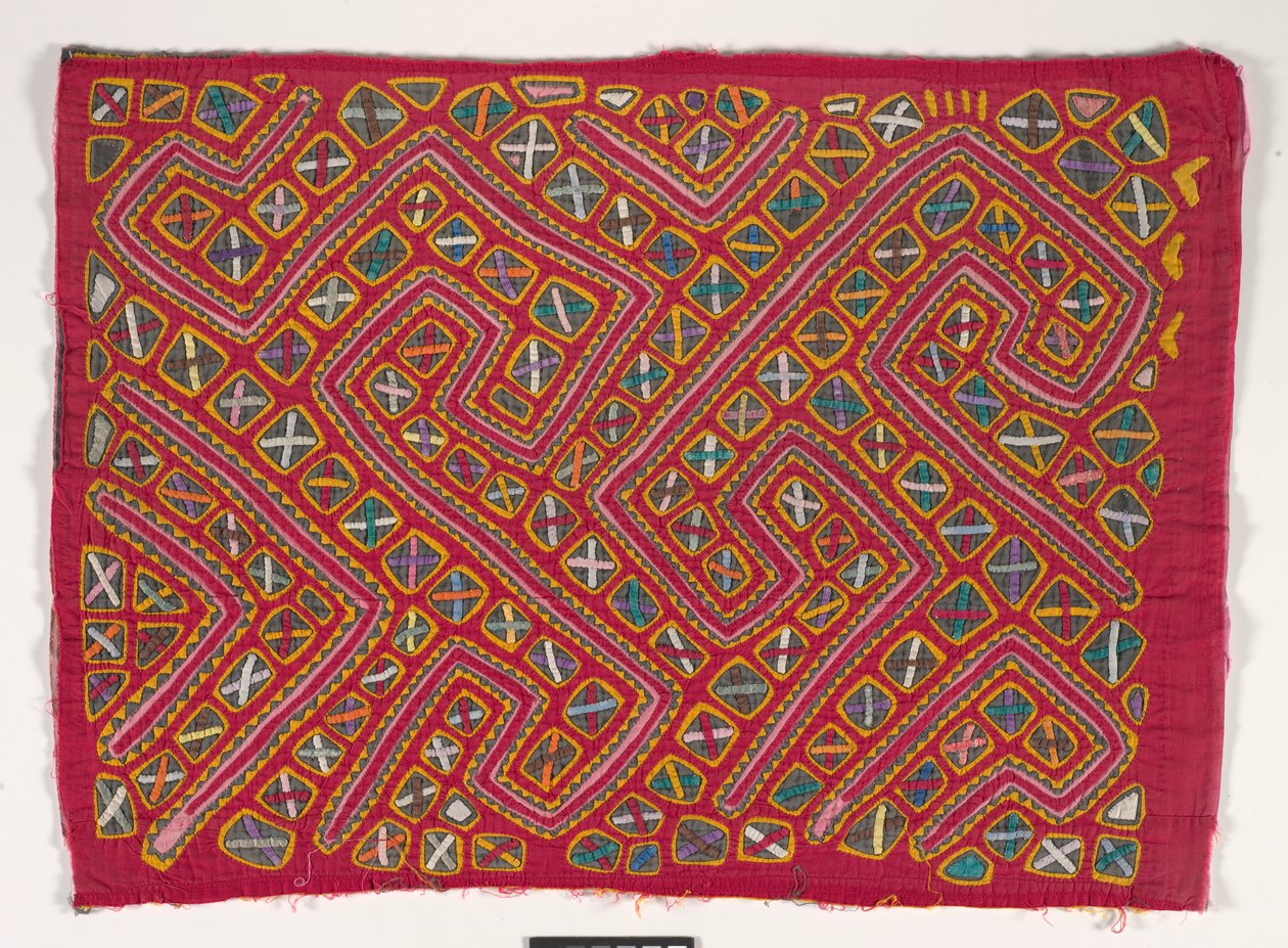 Skjortepanel (mola), ca. 1950 (påført bomull) av Kuna Indian Culture