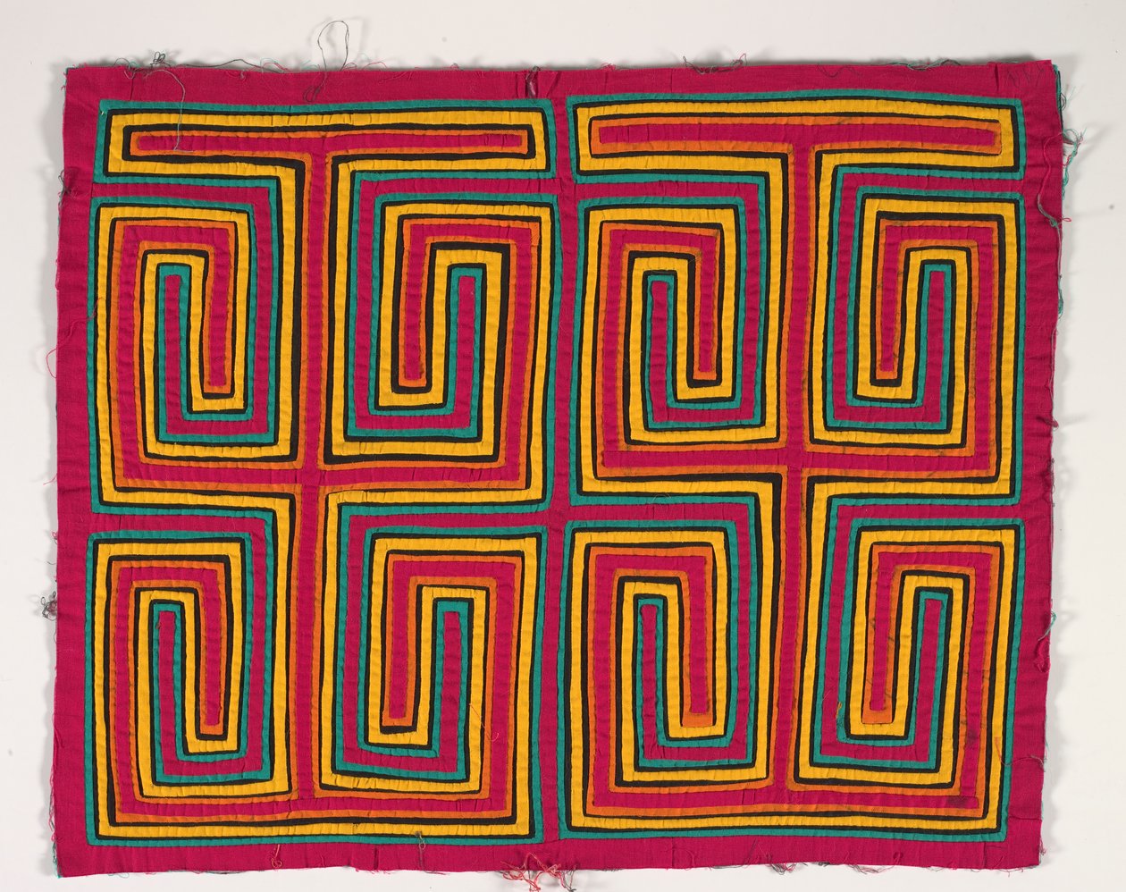 Skjortepanel (mola), ca. 1950 (påført bomull) av Kuna Indian Culture