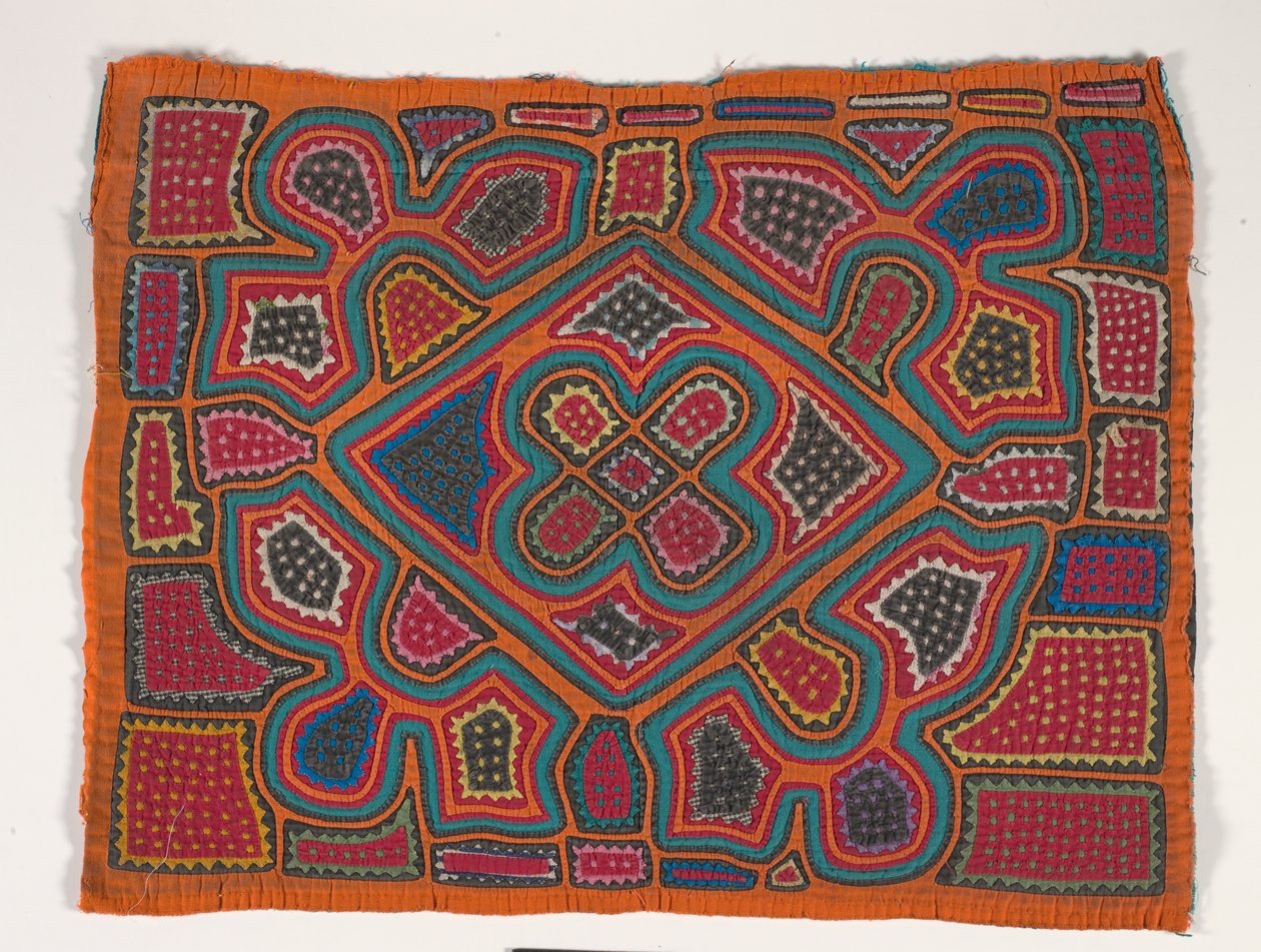 Skjortepanel (mola), ca. 1950 (påført bomull) av Kuna Indian Culture