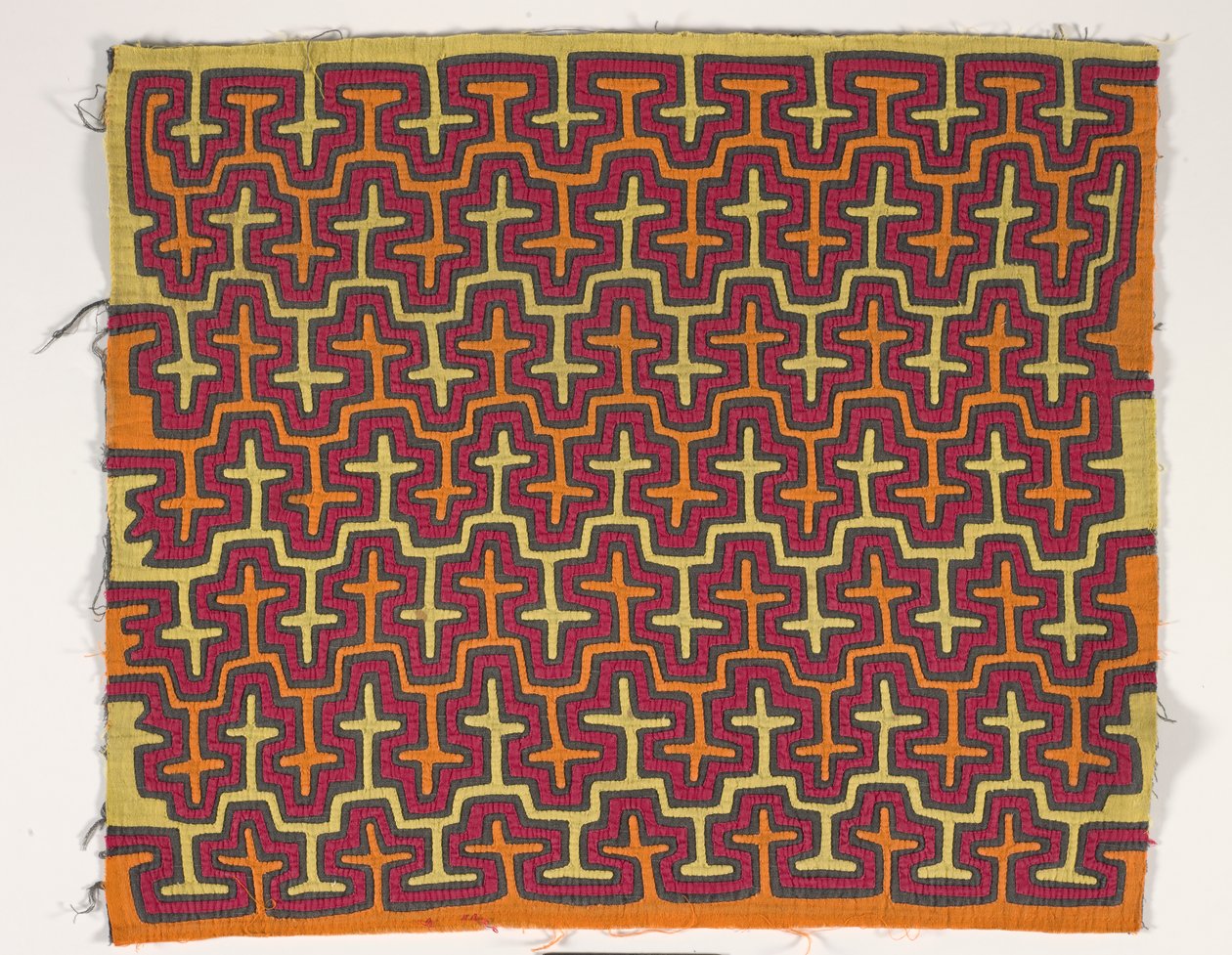 Skjortepanel (mola), ca. 1950 (påført bomull) av Kuna Indian Culture