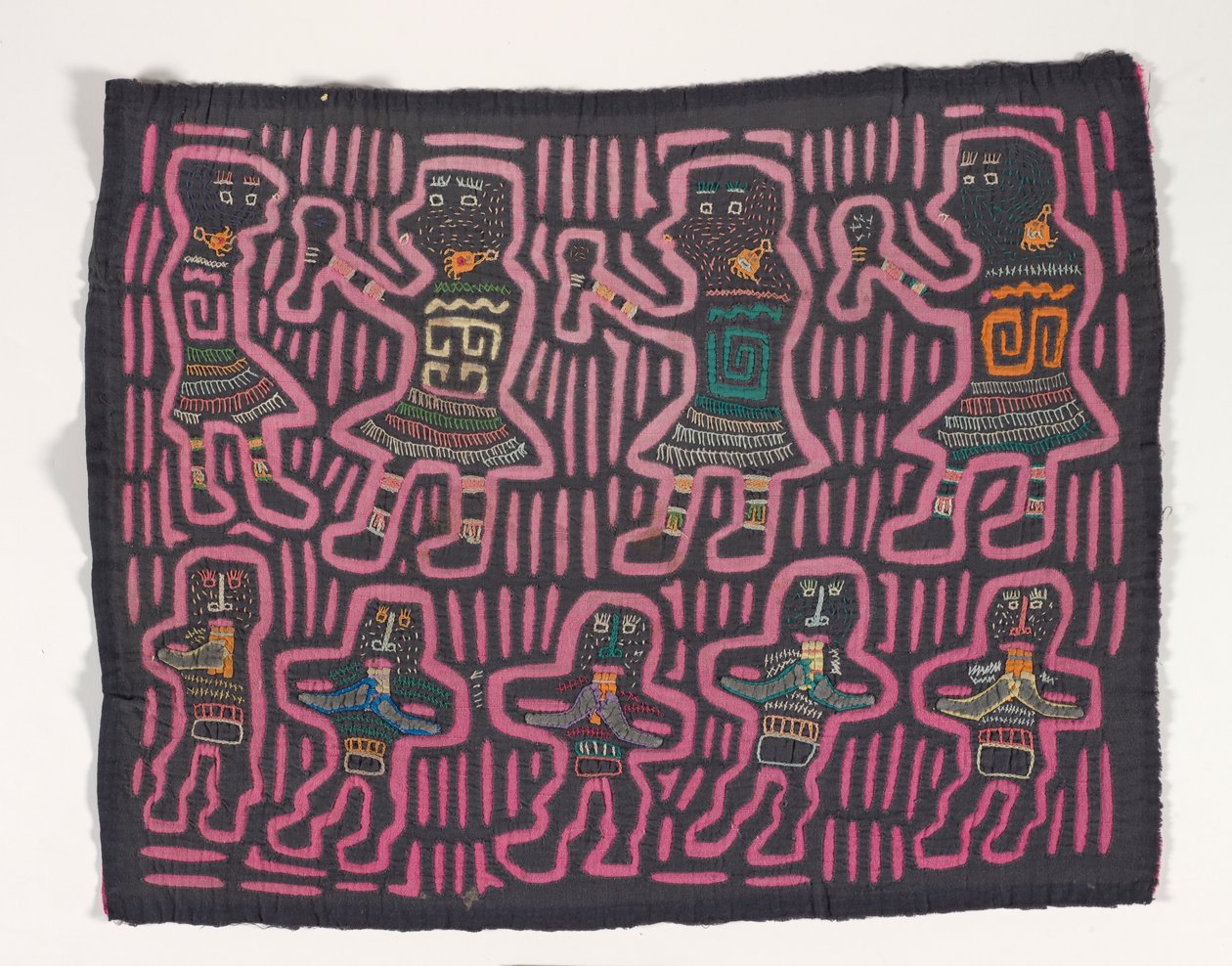 Skjortepanel (mola), ca. 1950 (påført bomull) av Kuna Indian Culture