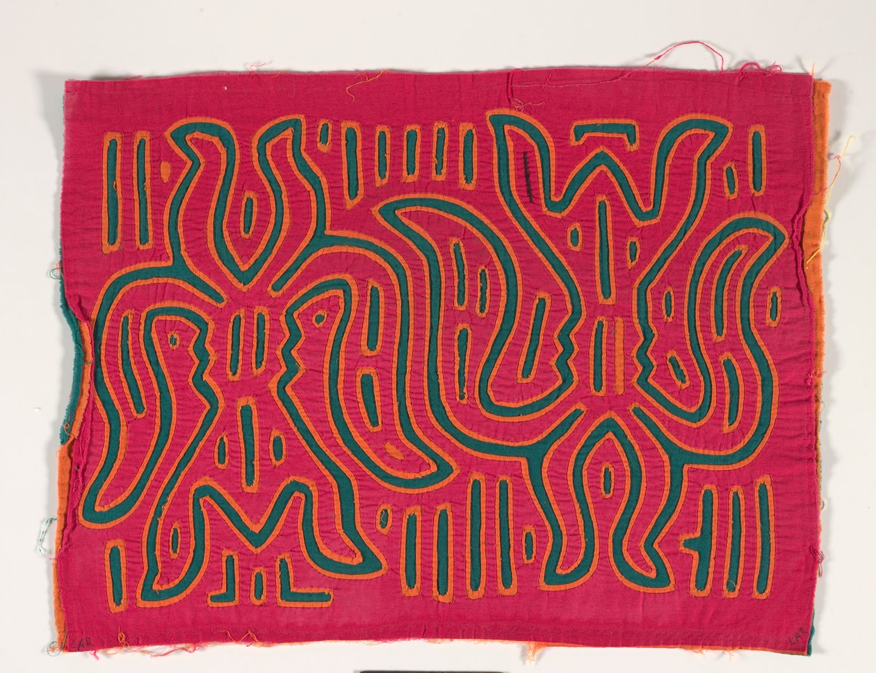 Skjortepanel (mola), ca. 1950 (påført bomull) av Kuna Indian Culture