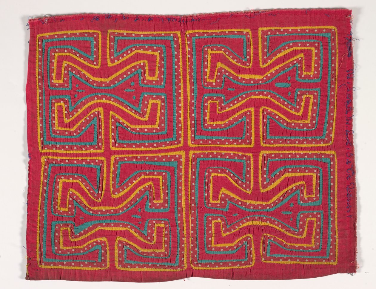 Skjortepanel (mola), ca. 1950 (påført bomull) av Kuna Indian Culture