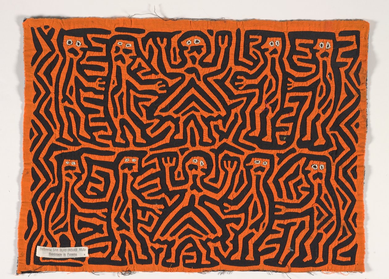 Skjortepanel (mola), ca. 1950 (påført bomull) av Kuna Indian Culture