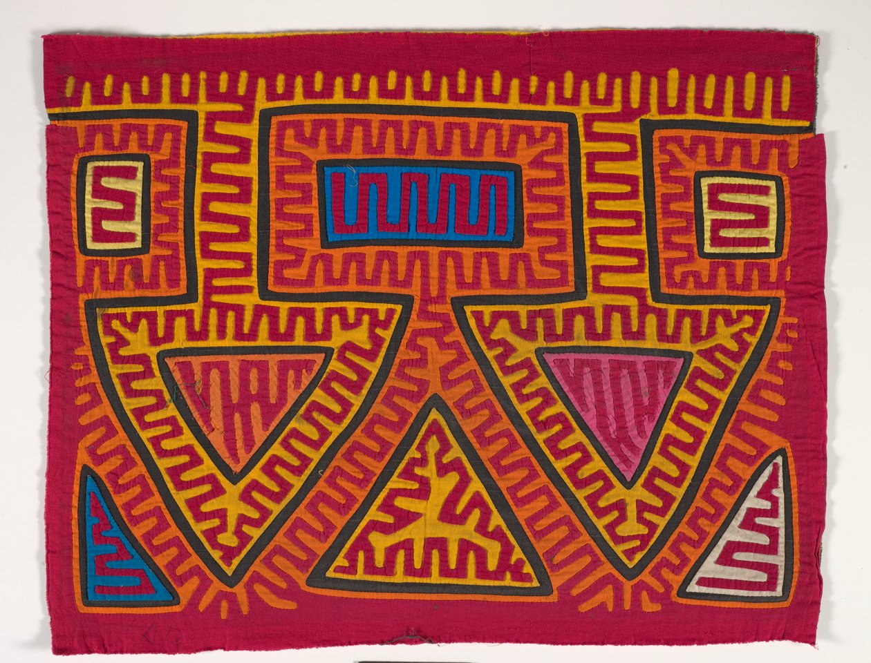 Skjortepanel (mola), ca. 1950 (påført bomull) av Kuna Indian Culture