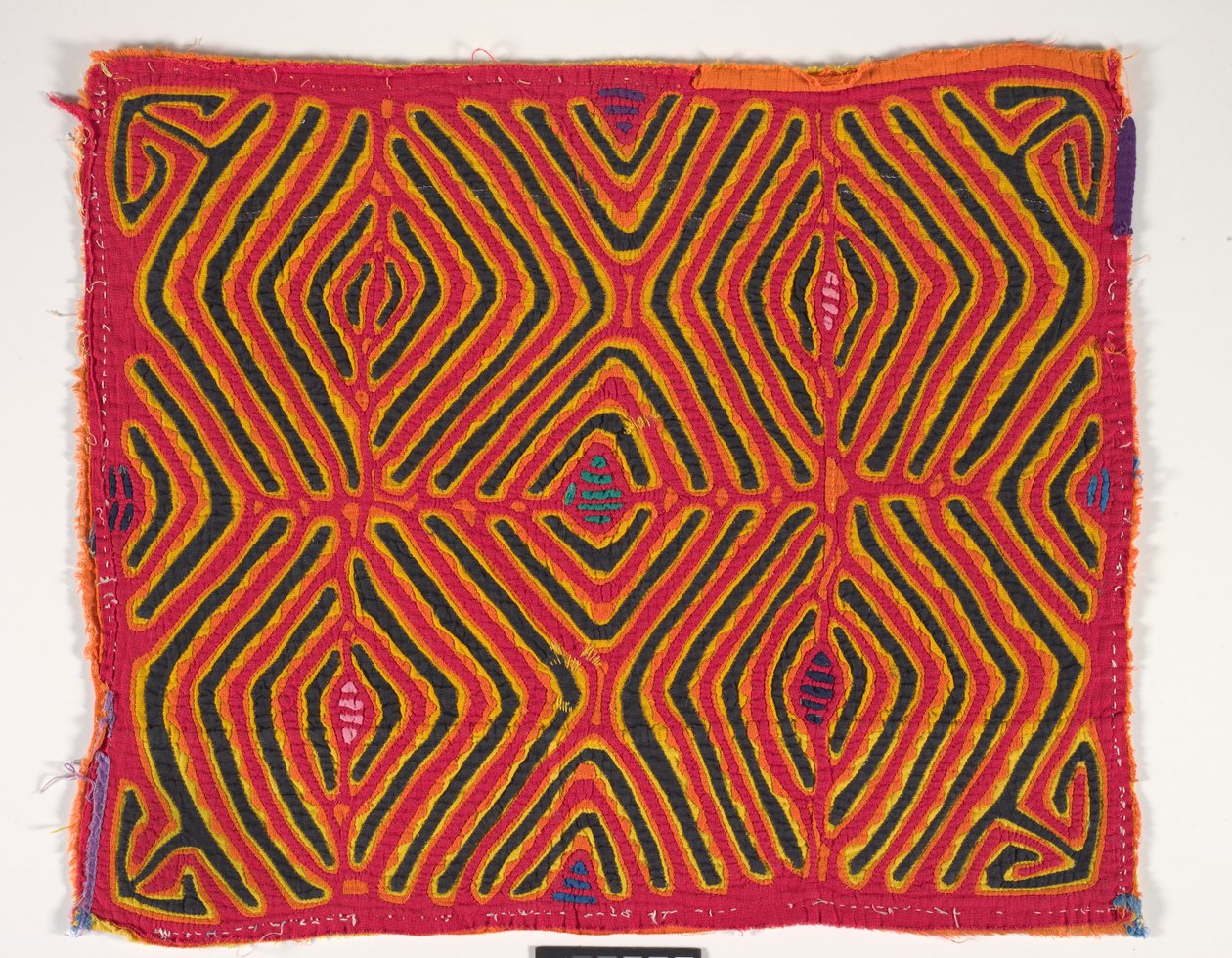 Skjortepanel (mola), ca. 1950 (påført bomull) av Kuna Indian Culture