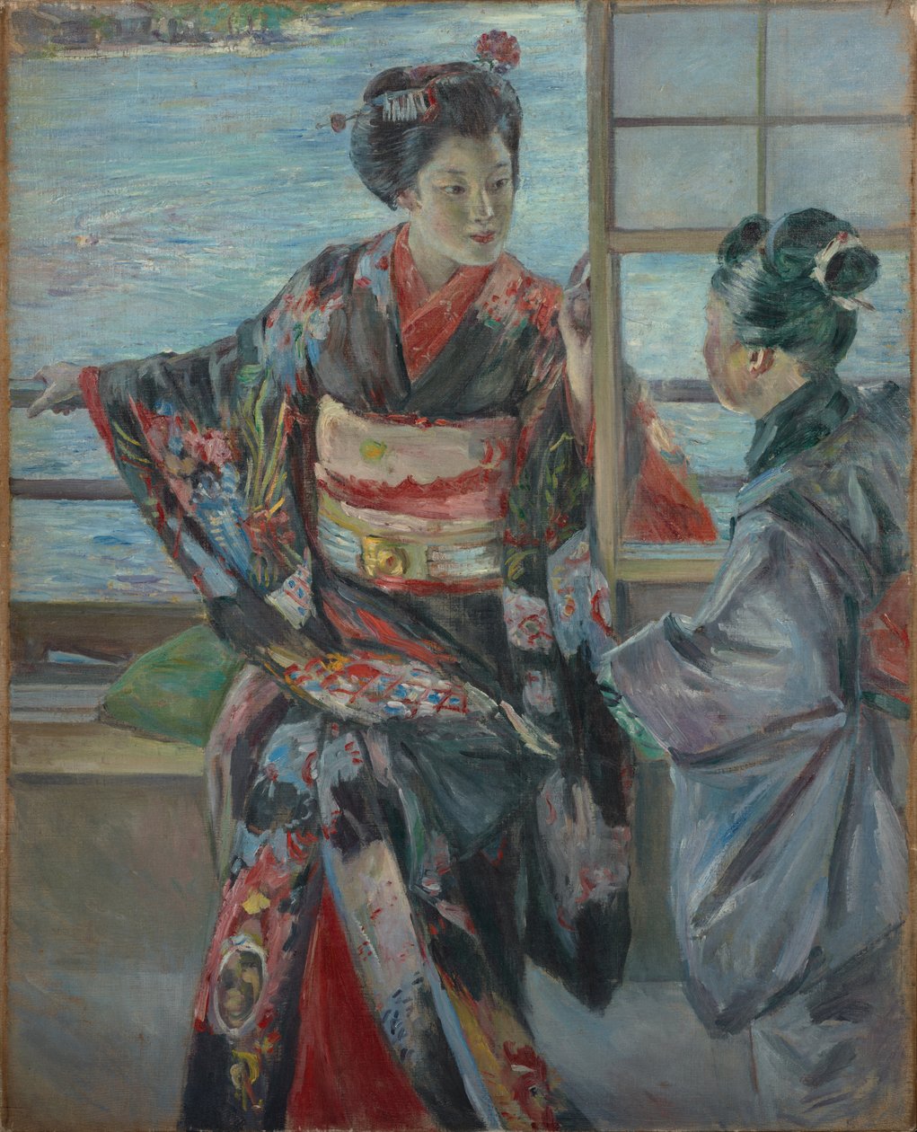 Maiko av Kuroda Seiki