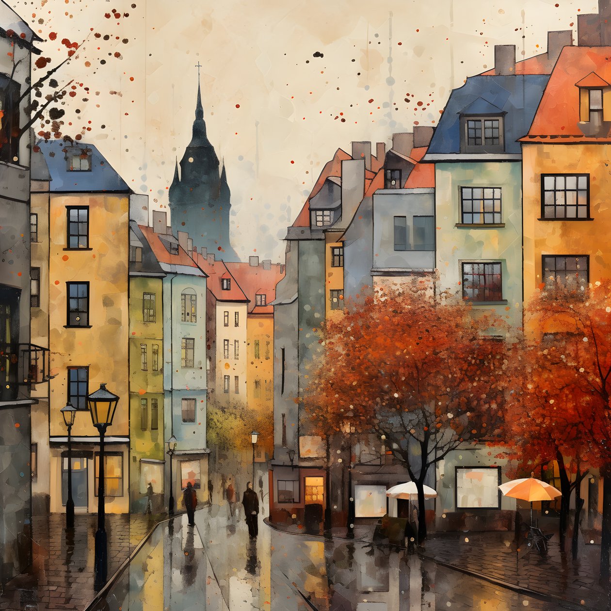 Prag Haeuser 2 av Kurt Heppke