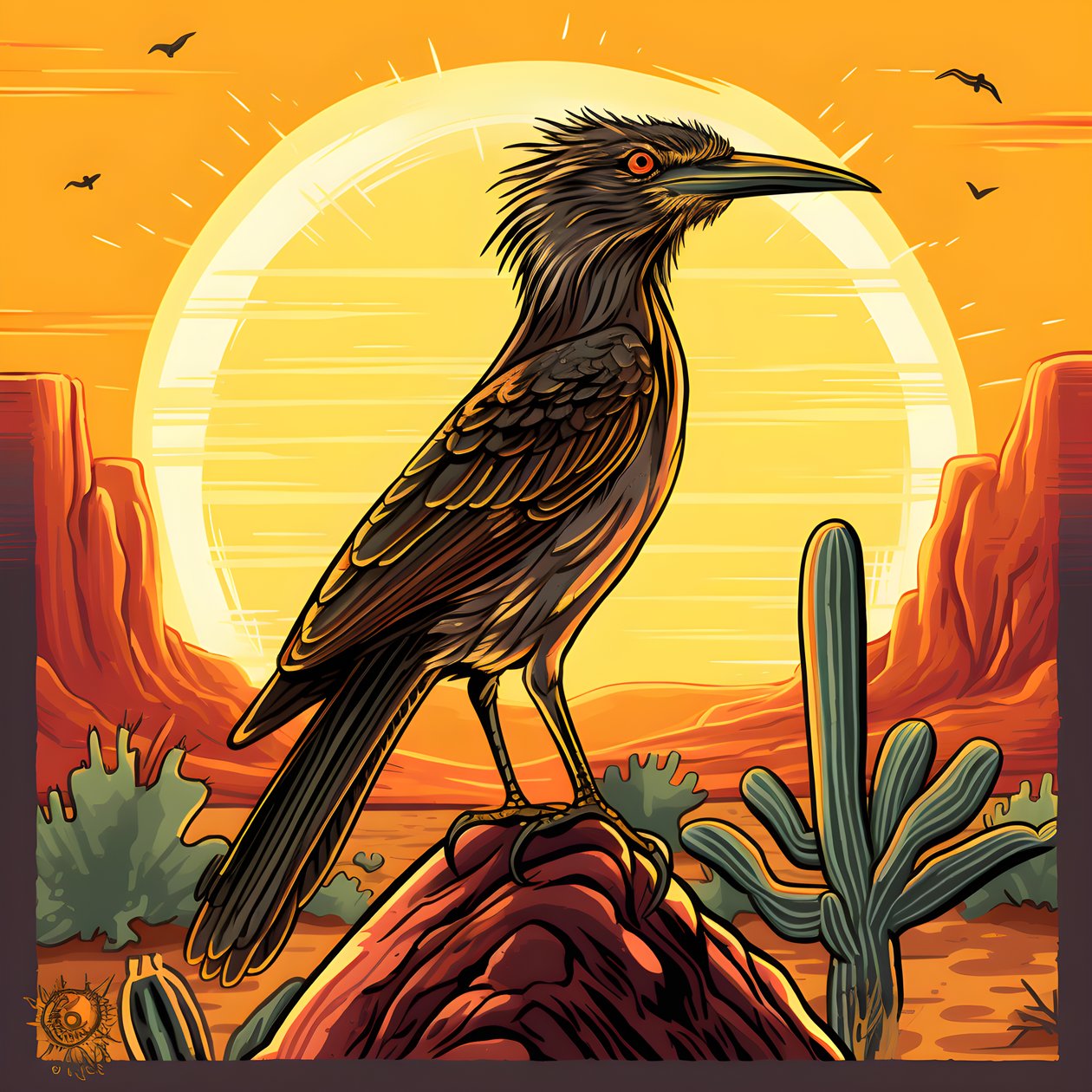 Roadrunner varm sol 4 av Kurt Heppke
