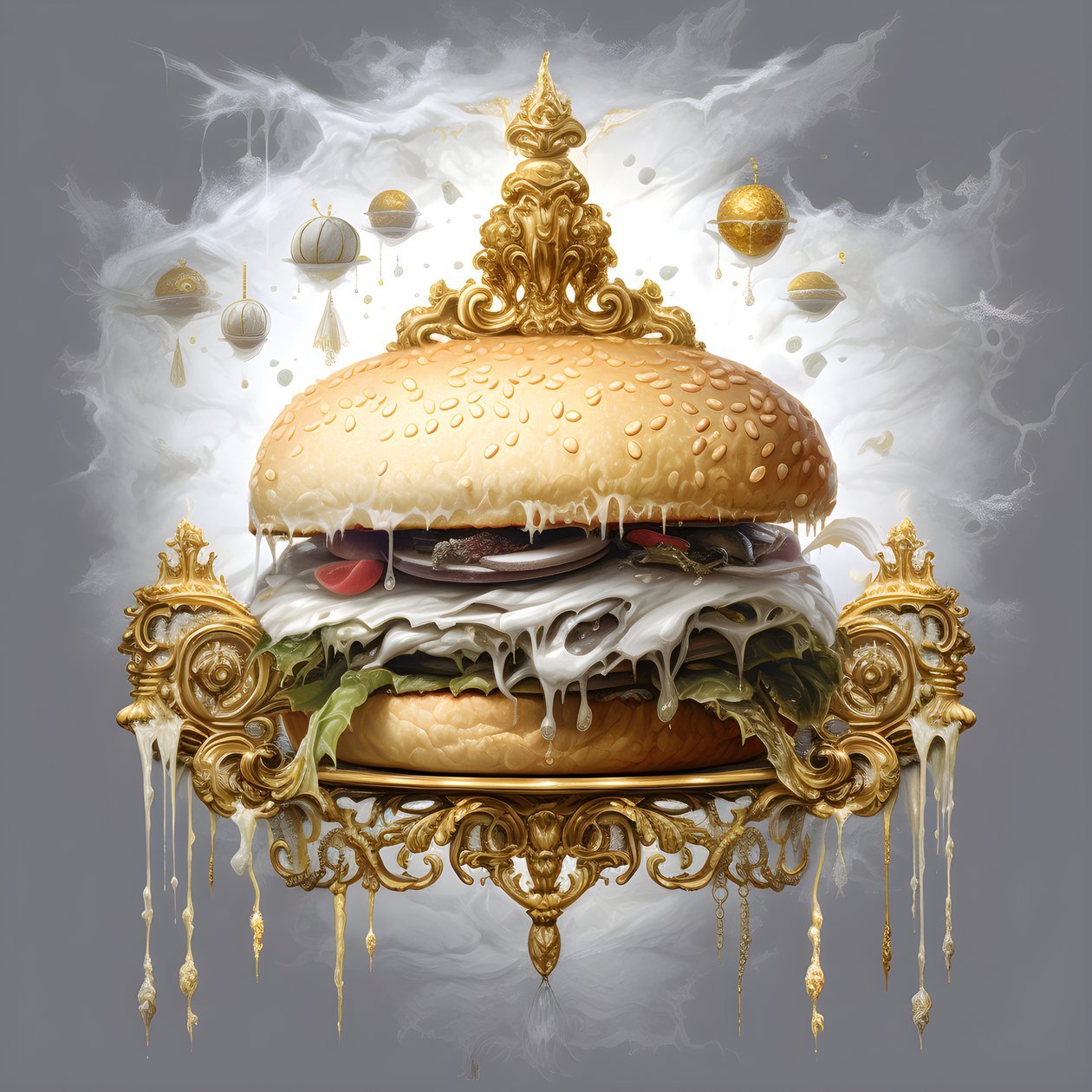 en hvit marmor burger 1 av Kurt Heppke