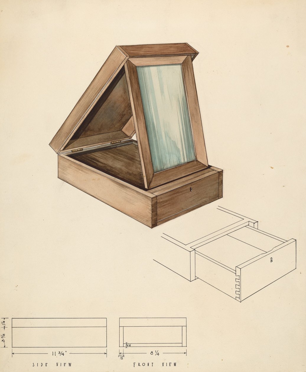 Bishop Hill: Dressing Case, 1936. av Kurt Melzer