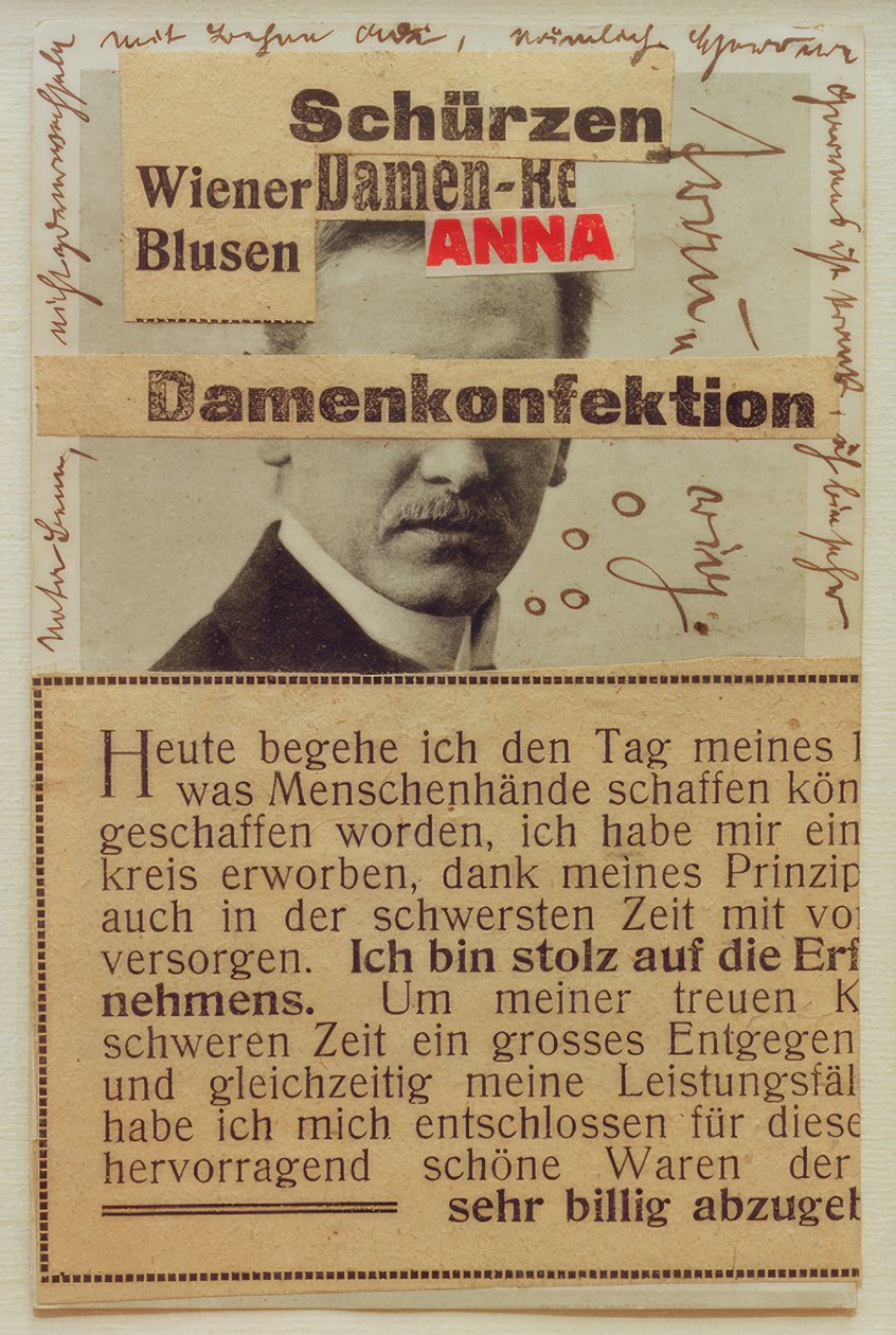En Walter Dexel av Kurt Schwitters
