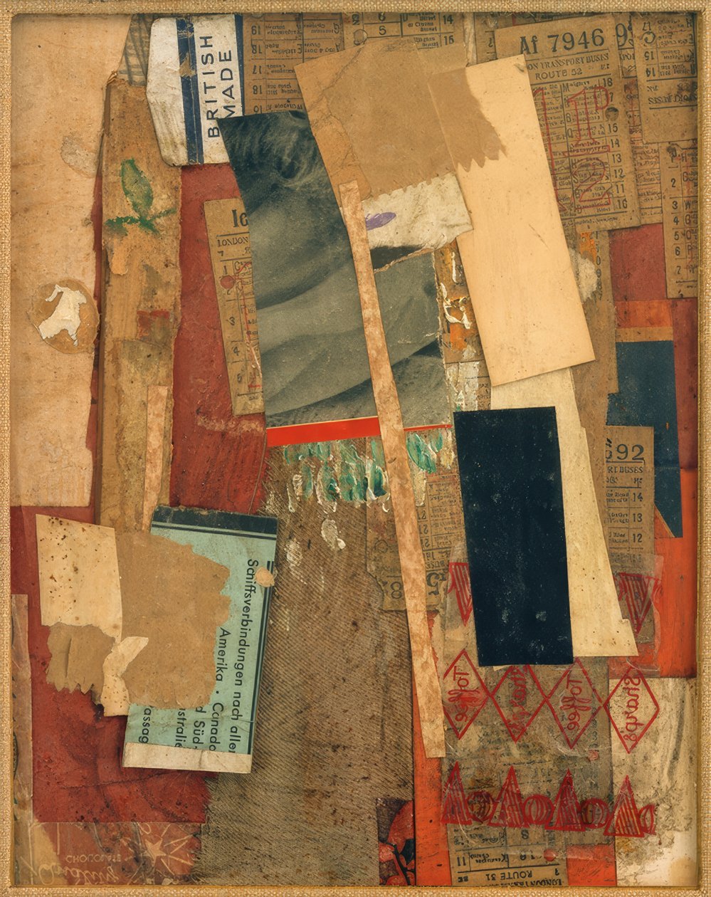 britisk laget av Kurt Schwitters