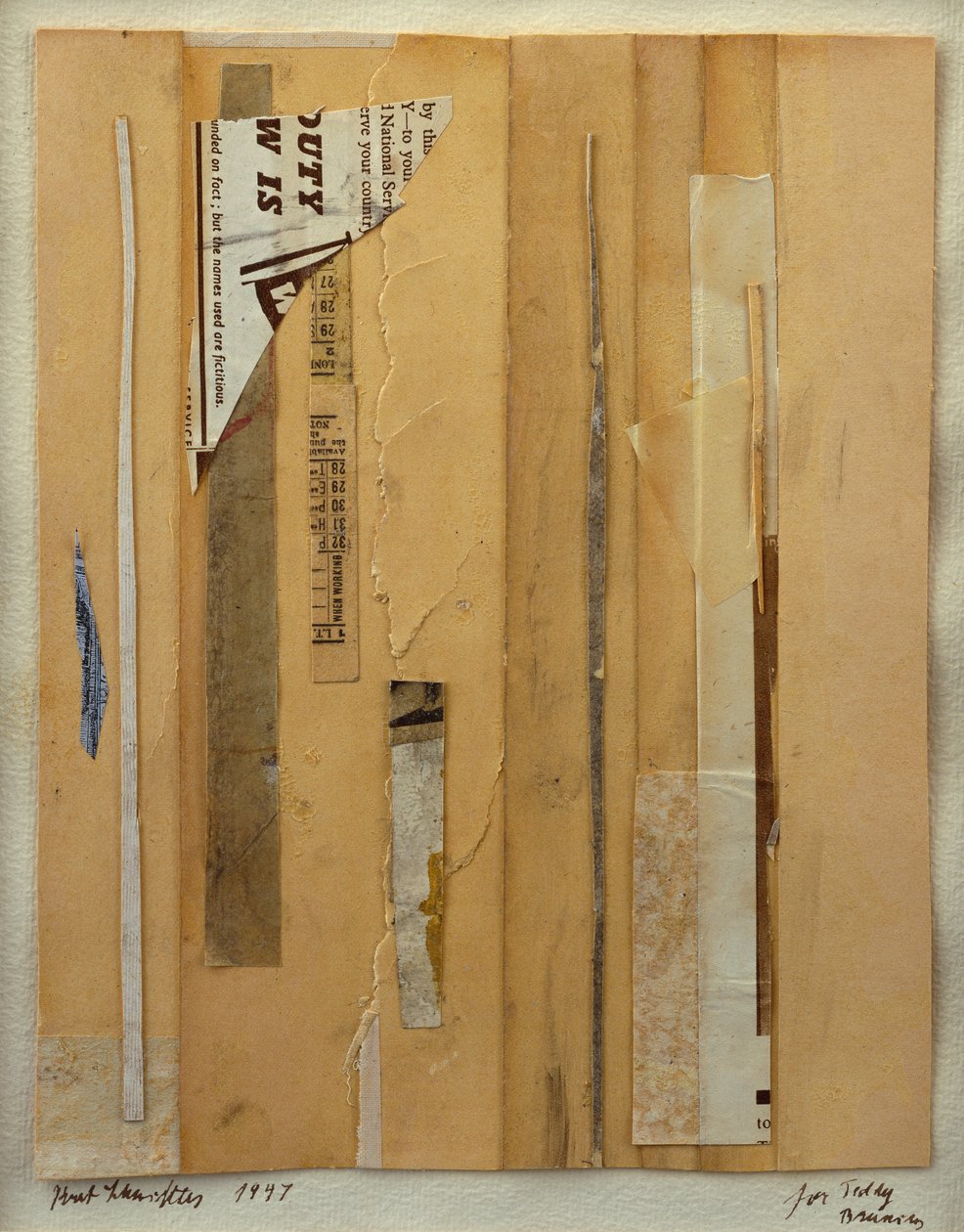 Collage av Kurt Schwitters