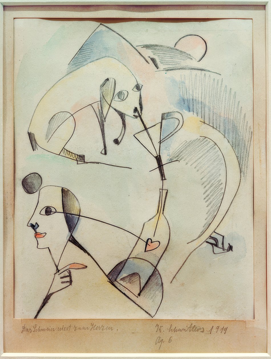 Grisen nyser til hjertet av Kurt Schwitters
