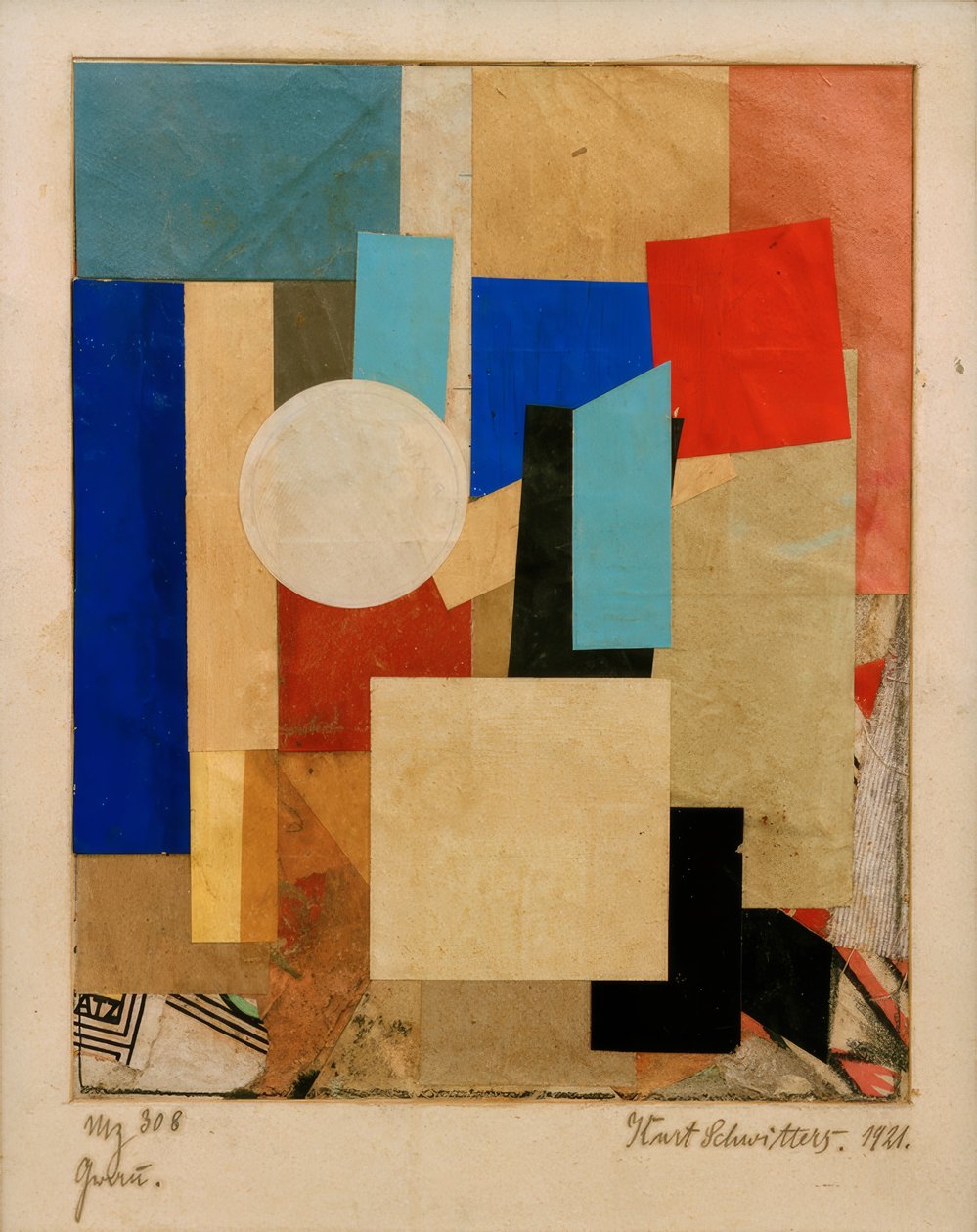 MZ 308 grå av Kurt Schwitters