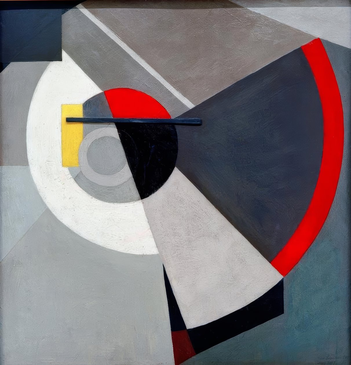 Merz 1003. Pfauenrad av Kurt Schwitters