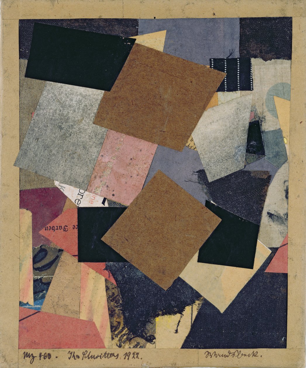 Merz 463, 1922 av Kurt Schwitters