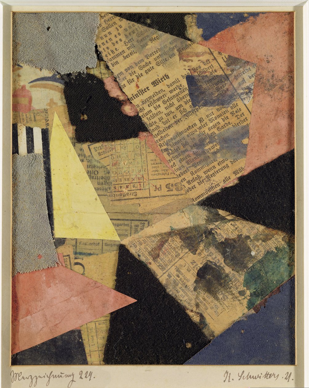 Merz-tegning 229, 1921 av Kurt Schwitters